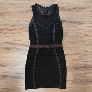 Black Ribbed Dress